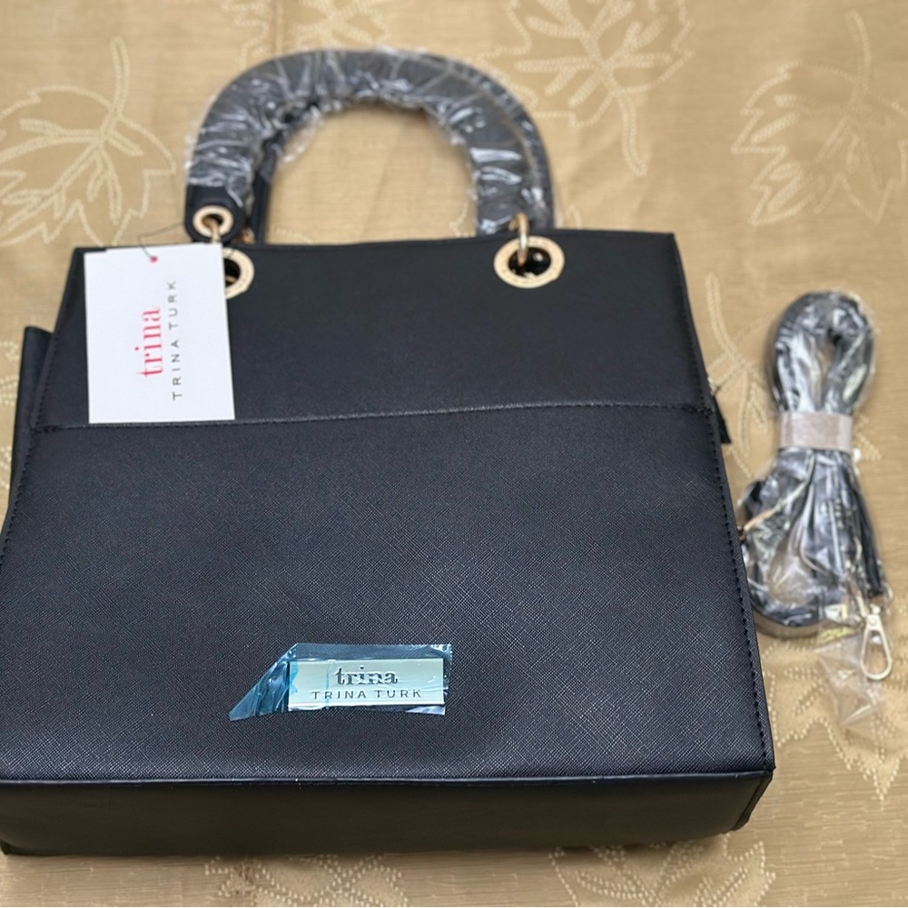 Trina Turk Elegant Black Satchel
